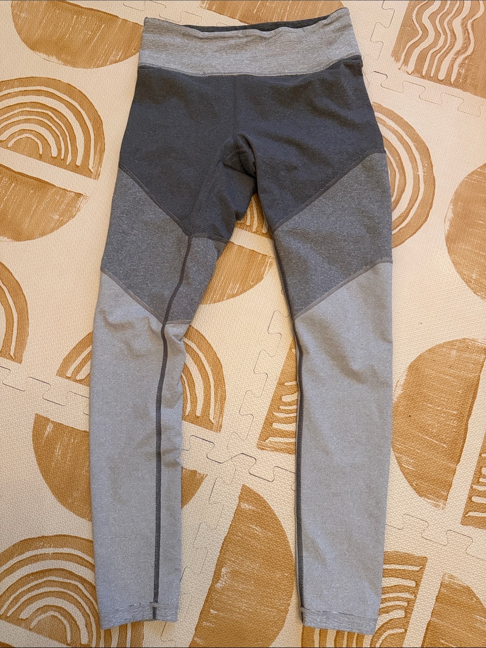 Outdoor Voices Women’s Two-Tone Gray Seamless Leggings